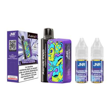 Puff AeroX 32K Blueberry Red Raspberry 850mAh 22ml - JNR