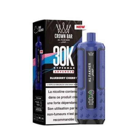 Blueberry Cherry Hyper Max Advanced 30k CROWN BAR - AL FAKHER