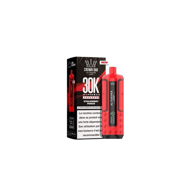 Strawberry Punch Hyper Max Advanced 30k CROWN BAR - AL FAKHER