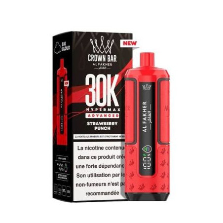 Strawberry Punch Hyper Max Advanced 30k CROWN BAR - AL FAKHER
