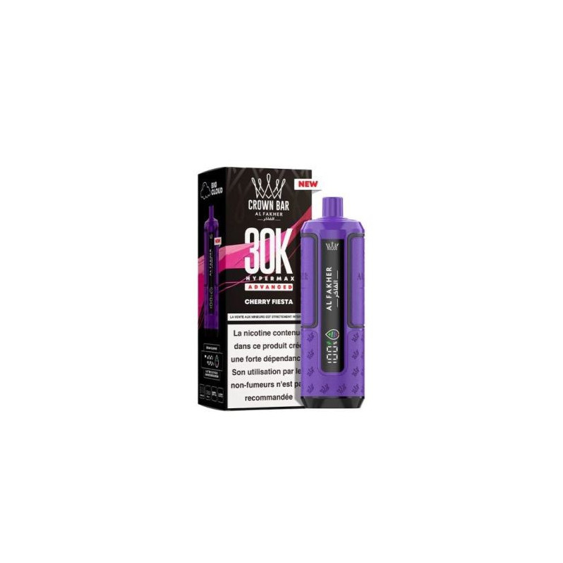 Kit Hyper Max Advanced 30000 2mL (+ 2x10mL) 6mg Al Fakher - Cherry Fiesta