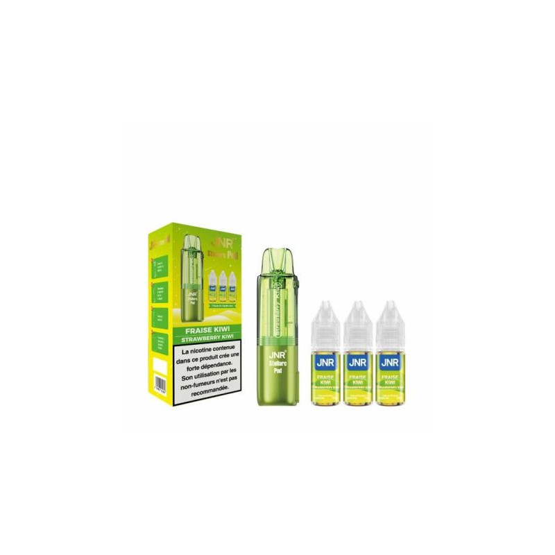 JNR - Cartouche Stellarc 2+10ml + 3 E-liquides - Fraise, Kiwi