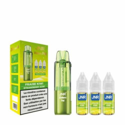 JNR - Cartouche Stellarc 2+10ml + 3 E-liquides - Pastèque, Mangue, Pêche