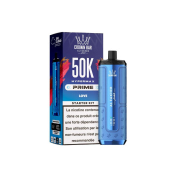 Puff Crown Bar 50K 2x10ml Hyper Max Prime Al Fakher - Gum Mint