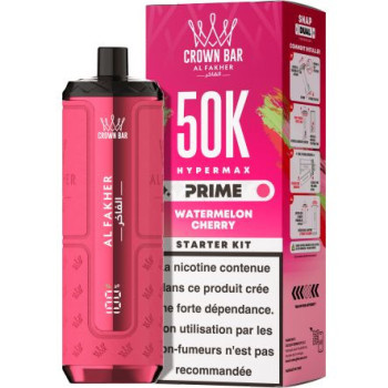 Puff Crown Bar 50K 2x10ml Hyper Max Prime Al Fakher - Gum Mint