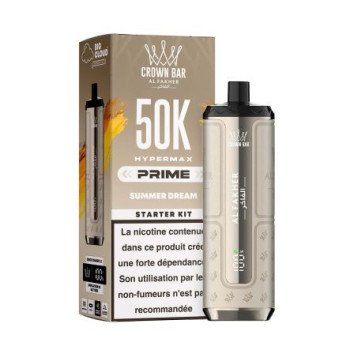 Puff Crown Bar 50K 2x10ml Hyper Max Prime Al Fakher - Gum Mint