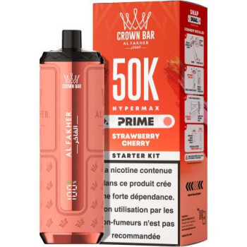 Puff Crown Bar 50K 2x10ml Hyper Max Prime Al Fakher - Gum Mint