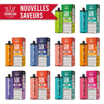 Puff Crown Bar 50K 2x10ml Hyper Max Prime Al Fakher - Mango Pineapple