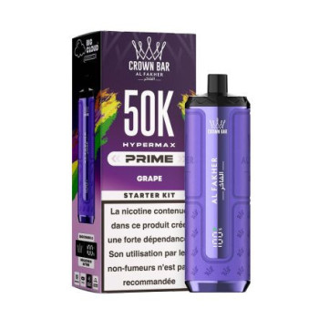 Puff Crown Bar 50K 2x10ml Hyper Max Prime Al Fakher - Mango Pineapple