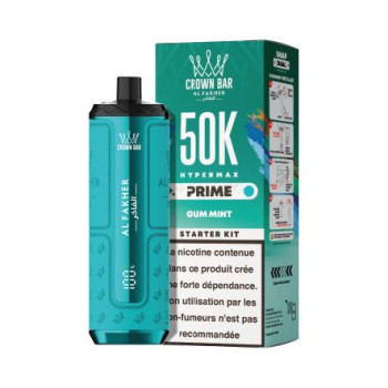 Puff Crown Bar 50K 2x10ml Hyper Max Prime Al Fakher - Mango Pineapple