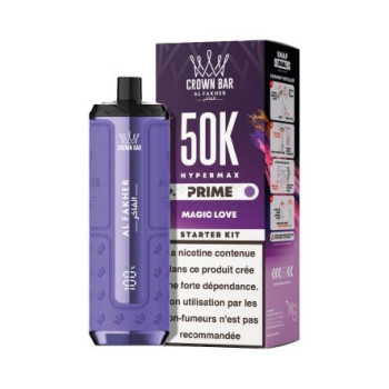 Puff Crown Bar 50K 2x10ml Hyper Max Prime Al Fakher - Mango Pineapple