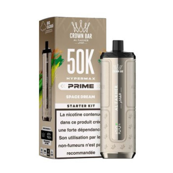 Puff Crown Bar 50K 2x10ml Hyper Max Prime Al Fakher - Mango Pineapple