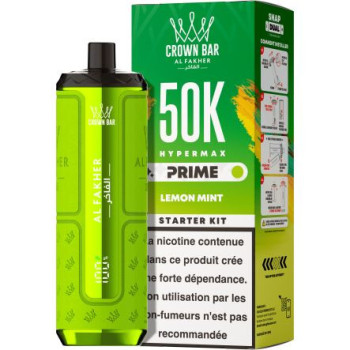 Puff Crown Bar 50K 2x10ml Hyper Max Prime Al Fakher - Mango Pineapple