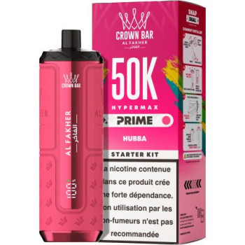 Puff Crown Bar 50K 2x10ml Hyper Max Prime Al Fakher - Mango Pineapple