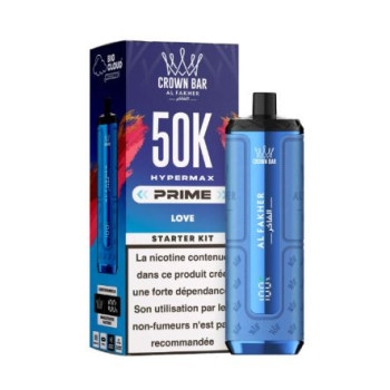 Puff Crown Bar 50K 2x10ml Hyper Max Prime Al Fakher - Mango Pineapple