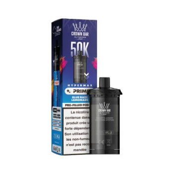 Crown Bar Al Fakher Hyper Max Prime 50k Pod - Blue Razz Lemonade