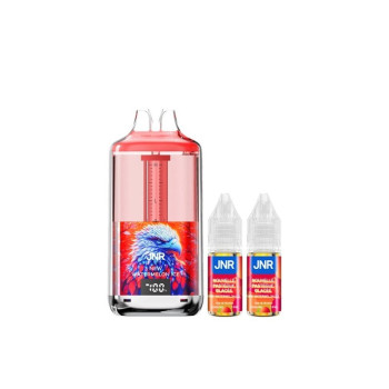 Kit New Watermelon Ice 30000 puffs 2x10ml Falcon Gem + JNR