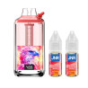 Kit New Watermelon Ice 30000 puffs 2x10ml Falcon Gem + JNR