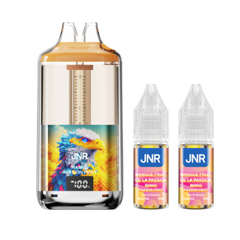 Kit New Watermelon Ice 30000 puffs 2x10ml Falcon Gem + JNR