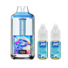 Kit New Watermelon Ice 30000 puffs 2x10ml Falcon Gem + JNR