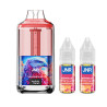 Kit New Watermelon Ice 30000 puffs 2x10ml Falcon Gem + JNR