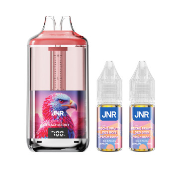 Kit New Watermelon Ice 30000 puffs 2x10ml Falcon Gem + JNR