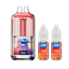 Kit New Watermelon Ice 30000 puffs 2x10ml Falcon Gem + JNR